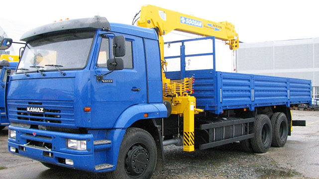 КАМАЗ 65117(Евро-5) с КМУ SOOSAN 736 L II Top
